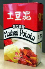 Destocking mashed potato with flavors