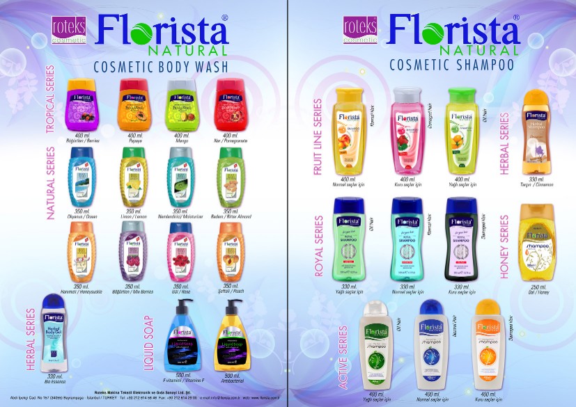 Destocking FLORISTA natural Shampoos