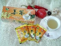 Destocking instant ginger tea