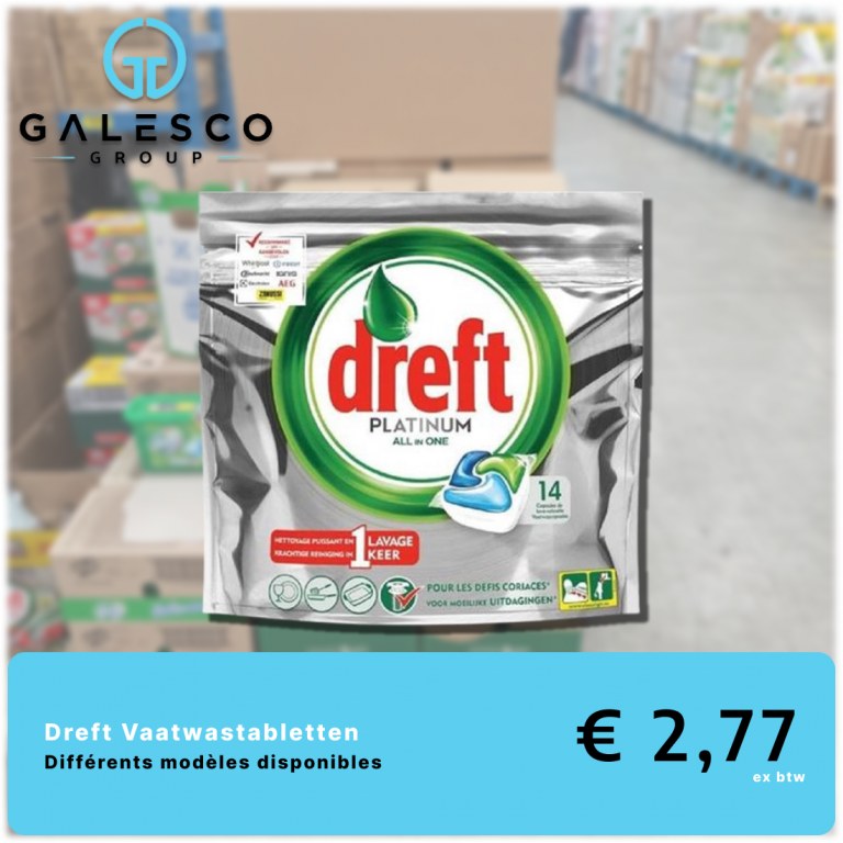 Dreft Dishwashing Tablets 14 Wash Wholesale