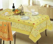 Stock tablecloths various sizes 100% cotton