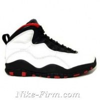 Air Jordan 10 (X) Original (OG)-Chicago Bulls (White / Black-True Red)