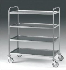 Stainless steel trolleys