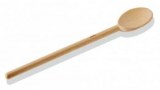 Set of 5 professional beech wood spoons - 20 cm