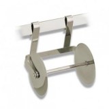 Stainless steel kitchen roll holder for hanging