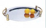 Tray oval with handles 608 x 422 mm