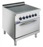 Electric range 4 ceran heating