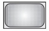 Gastronorm perforated container 1/1 in stainless steel