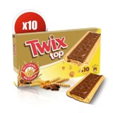 Barres chocolatées biscuit nappage au caramel 500g - TWIX