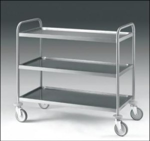 Stainless steel trolleys