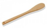 Set of 5 professional beech wood spatulas - 35 cm