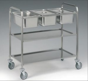 Stainless steel trolleys