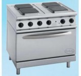 Electric stove, 4 squared hot-plates,800,Kraft 700