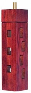 Wooden peppermill ‘Building’