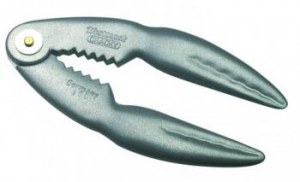 Shellfish scissors in die-cast aluminium