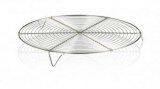 Nickel-plated, woven cake cooler Ø 20 cm