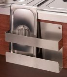 Stainless steel lid rack