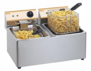 Electric double deep fat fryer "SNACK IV"