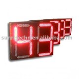 GPS 7 segment2 digitals LED clock display