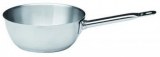 Curved saute pan