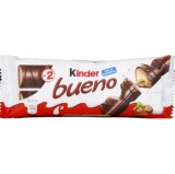 Barres Chocolatées Lait Noisettes; 3x2 barres; 129g- KINDER