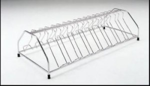 Steel wire bottle rack