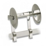 Stainless steel kitchen roll holder for hanging -