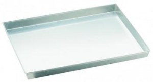 Stainless steel baking sheet