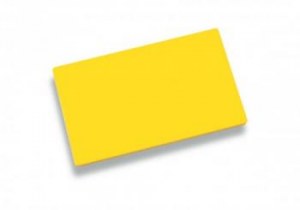 Yellow polythene board "eco" low density