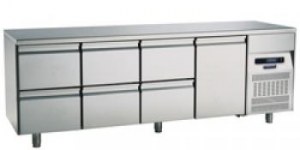 Refrigerated table 700 One Door Six Drawers