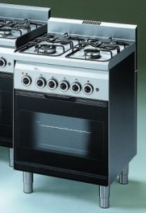 GAS RANGE + GAS OVEN + ELECTRIC GRILL Compact 600