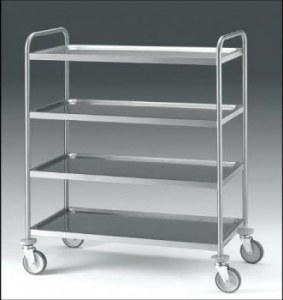 Stainless steel trolleys