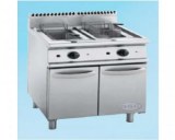 Double deep fat fryer, gas stand,600,Kraft 700