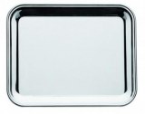 Rectangular steel bar tray