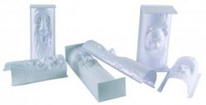 Log mould with flexible mould enclosedd fantasy