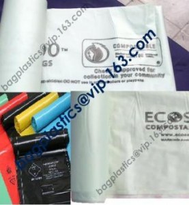 Corn starch sacks, Compostable