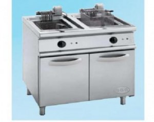 Double deep fat fryer, electric,800,Kraft 900