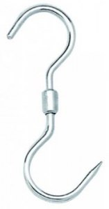 Swivel stainless steel hook