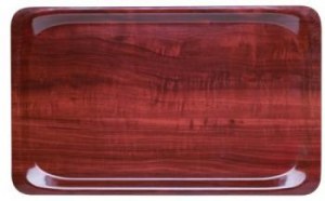 Rectangular laminated tray