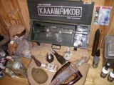 Russian brand vodka Kalasnikov