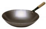 Steel wok pan