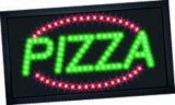 LED illuminated display "Pizza"