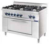 Gas and Electric range 6 burners