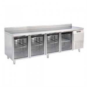 Back bar refr. counter,ventilated, 520lt.