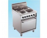 Electric oven with 4 hot-plates,Serie Kraft 650