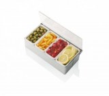 Stainless steel spice box - 5 trays