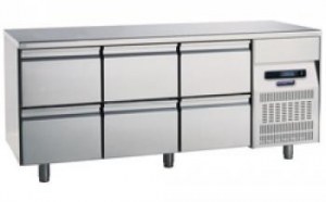 Refrigerated table 700 Six Drawers