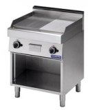 GAS GRIDDLE 38.2 dm2 Chrome-1/2 Smooth 1/2 Grooved