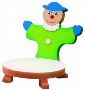 Clown cake stand