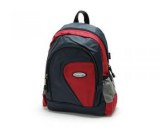 Nylon Backpack Bag Royal Blue/Red